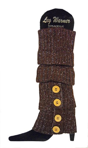 Algopix Similar Product 15 - Leg Warmers (Brown) - 1 Pair