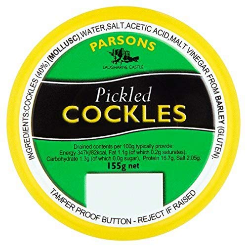 Algopix Similar Product 4 - Parsons Welsh Pickled Cockles (155g)