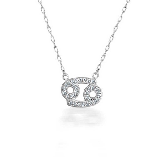 Algopix Similar Product 20 - Pave Cubic Zirconia Astrology Horoscope