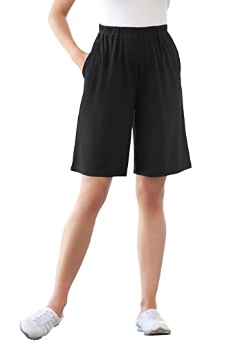 Algopix Similar Product 4 - Woman Within Plus Size 7-Day Knit Short