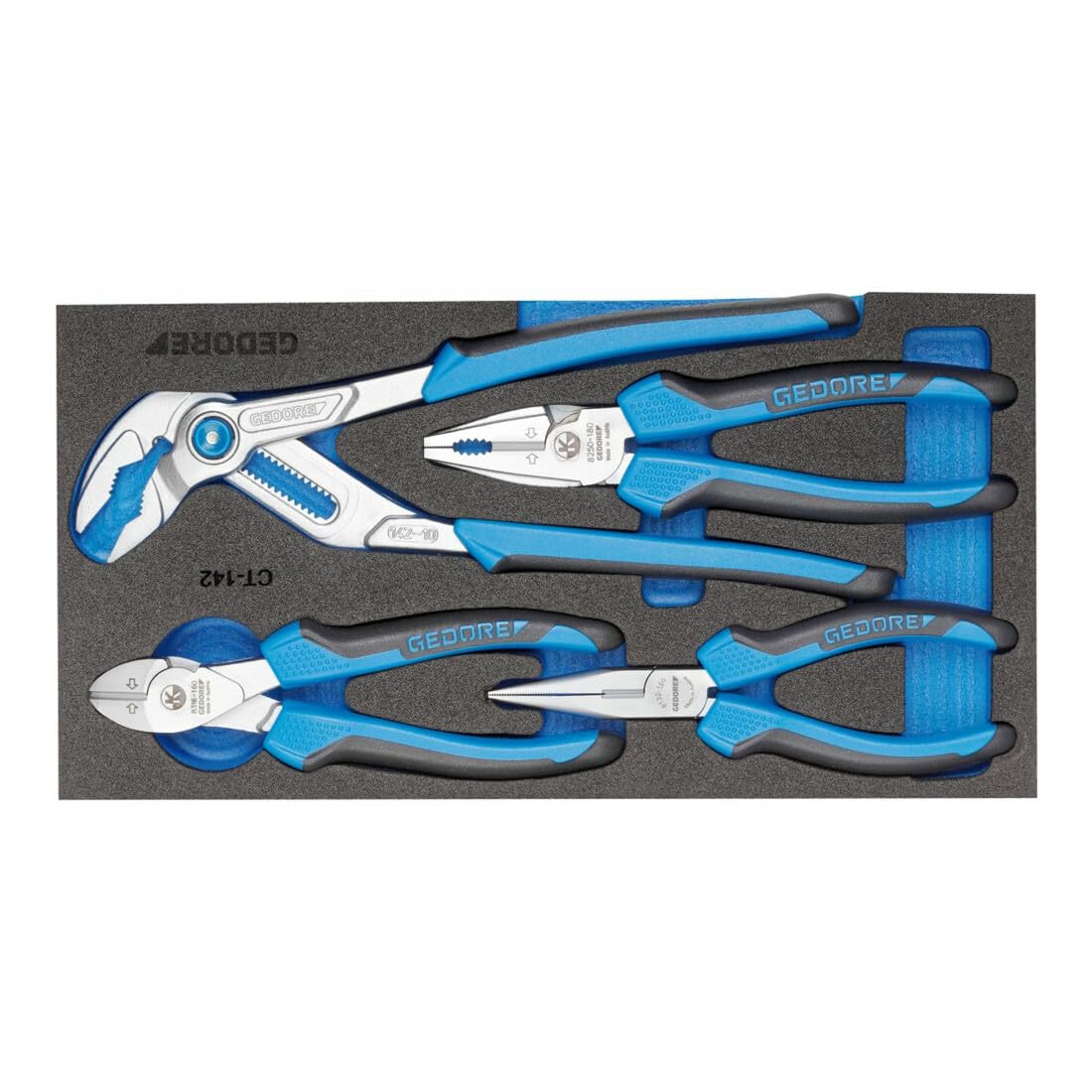 Algopix Similar Product 10 - Gedore 1500 CT1142 VDE Pliers set in
