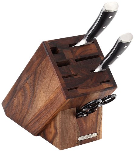 Algopix Similar Product 13 - Continenta Knife Block Acacia Wood