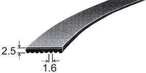 Algopix Similar Product 14 - iberiapc 5412810049691 Drive Belt Poly V