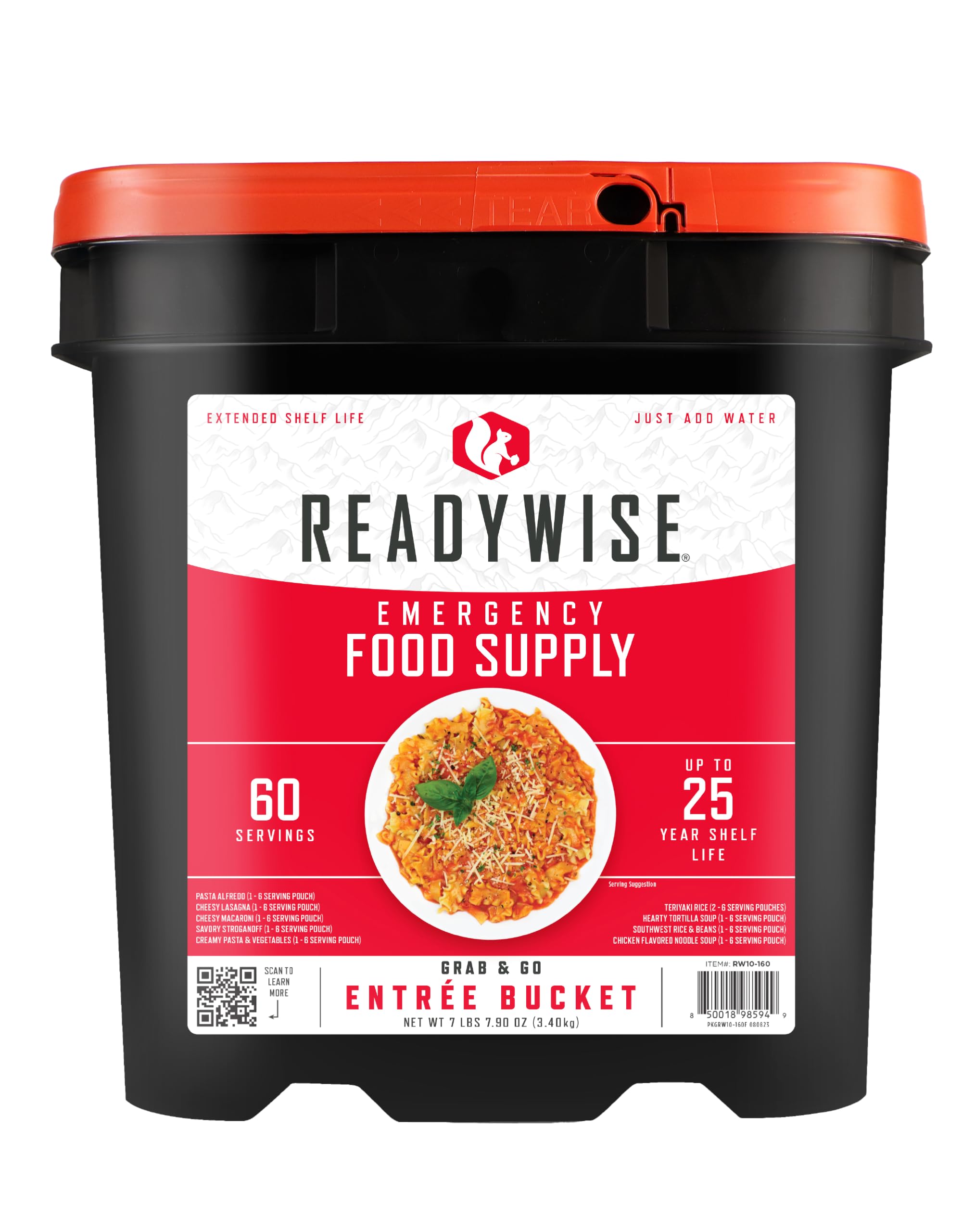 Algopix Similar Product 7 - READYWISE  Entre Grab  Go Bucket 60