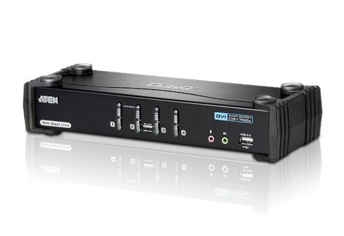 Algopix Similar Product 3 - ATEN 4-PORT Dual-link Dvi KVM CS1784A
