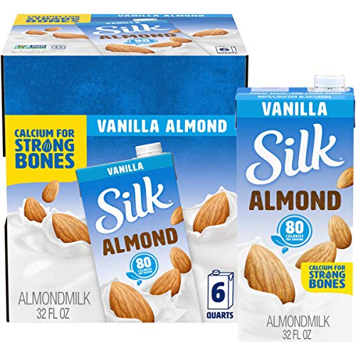 Algopix Similar Product 10 - Silk ShelfStable Almond Milk Vanilla