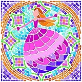 Algopix Similar Product 16 - 4M Window Mosaic Art - Girl (3 Assorted)