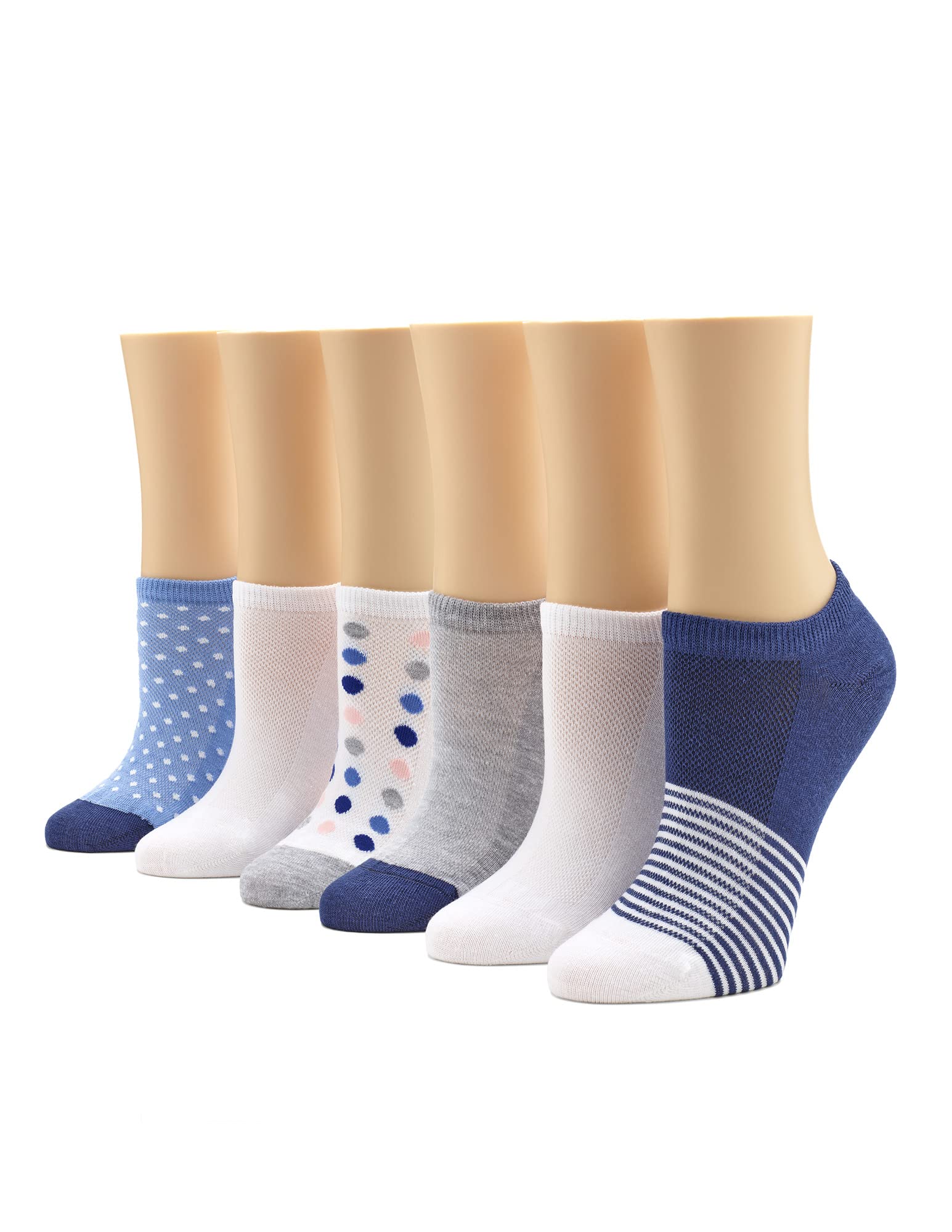 Algopix Similar Product 17 - Hue Womens Cotton Liner Sport Socks 6