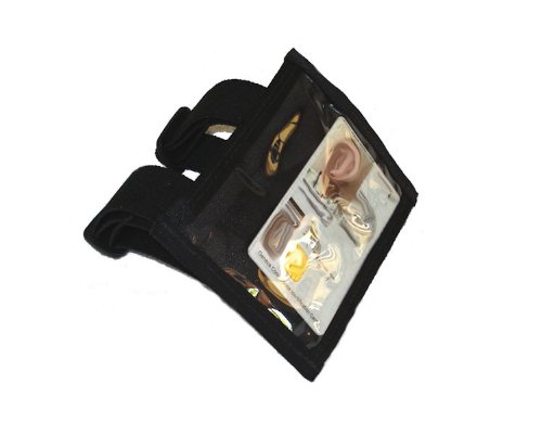 Algopix Similar Product 13 - Military Armband ID Holder in Black