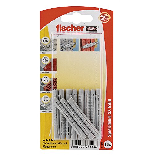 Algopix Similar Product 10 - Fischer Expansion Wall Plugs SX 6 x