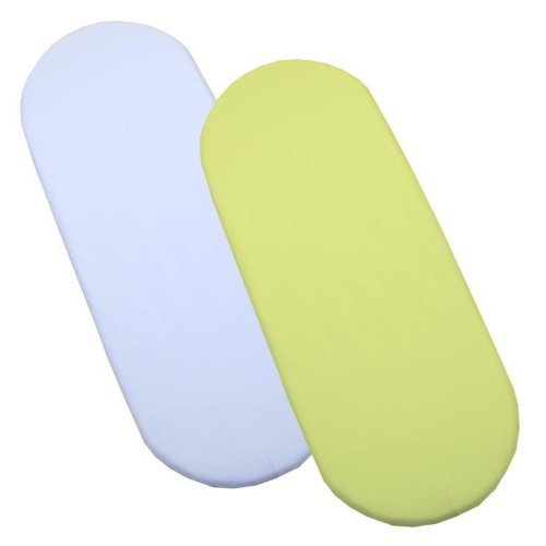 Algopix Similar Product 15 - BabyPrem Pack of 2 Fitted Cotton Moses