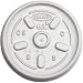 Algopix Similar Product 4 - Dart White Vented Plastic Lid 6JL