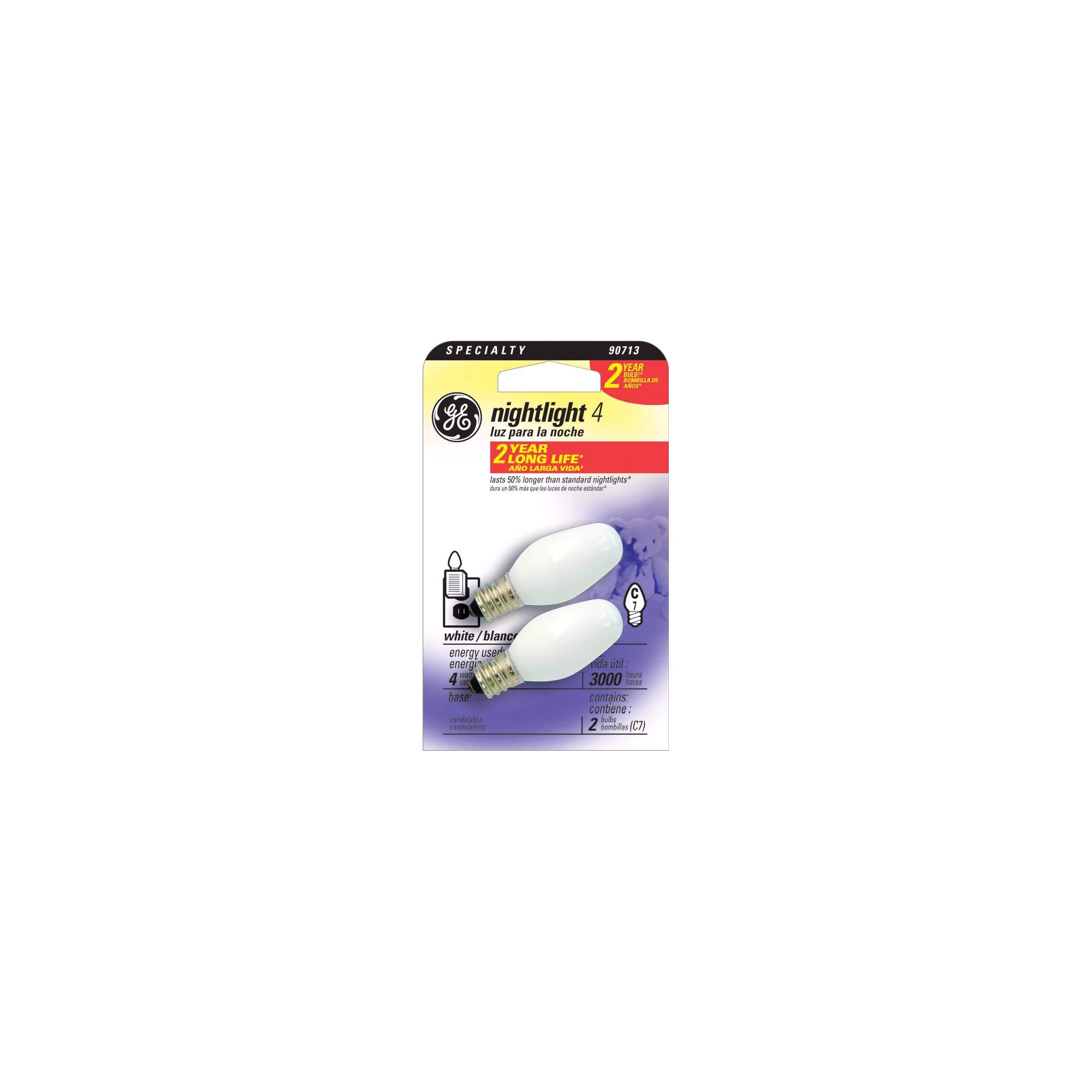 Algopix Similar Product 16 - GE 16001 Night Light Long Life C7 Bulb