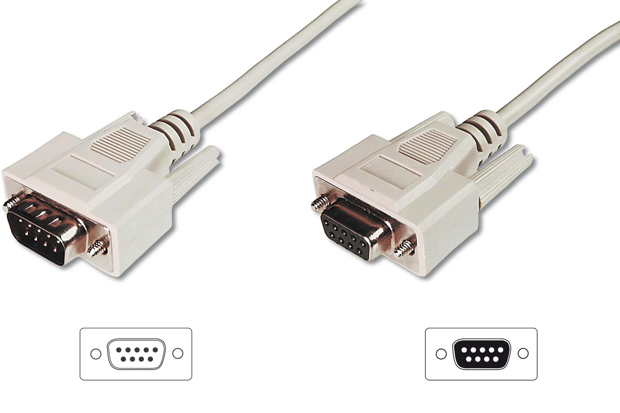 Algopix Similar Product 15 - DIGITUS 5 m dSUB9 Connector  DSub9