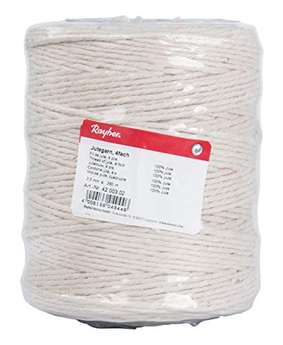 Algopix Similar Product 11 - Rayher Thread of Jute 4fold 35 mm