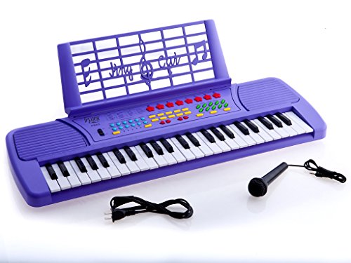 Algopix Similar Product 4 - DLuca Children 49 Keys Electronic