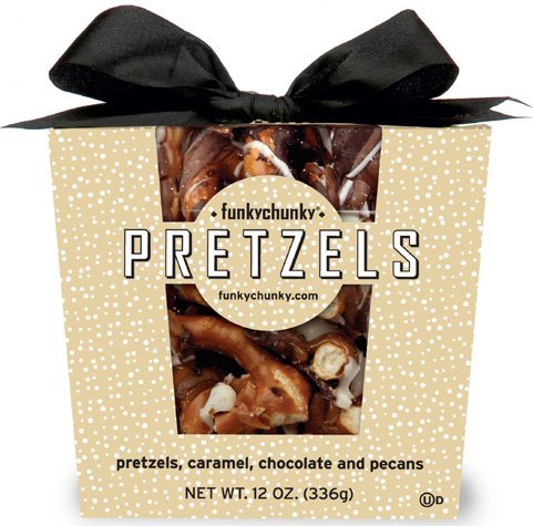 Algopix Similar Product 7 - FunkyChunky Chocolate Pretzels Window