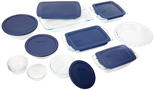 Algopix Similar Product 10 - Pyrex Easy Grab 19Piece Glass Bakeware