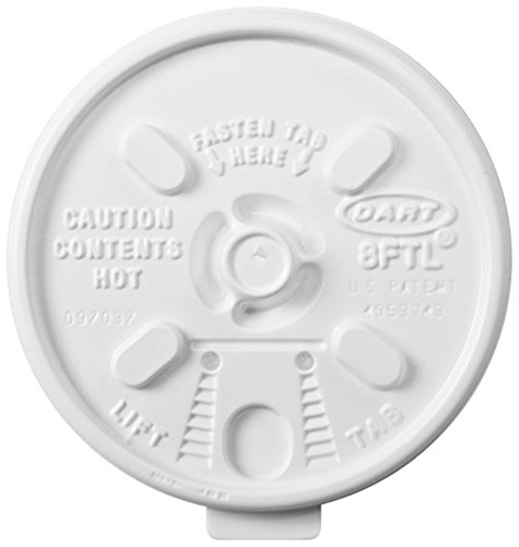 Algopix Similar Product 5 - Dart White Lift n' Lock Lid (1000 Count)
