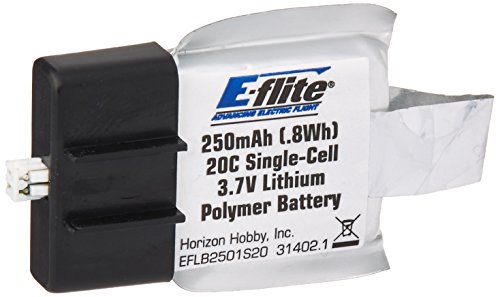 Algopix Similar Product 12 - Eflite 250mAh 1S 37V 20C LiPo Battery