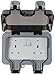 Algopix Similar Product 8 - BG Electrical WP2201 Double