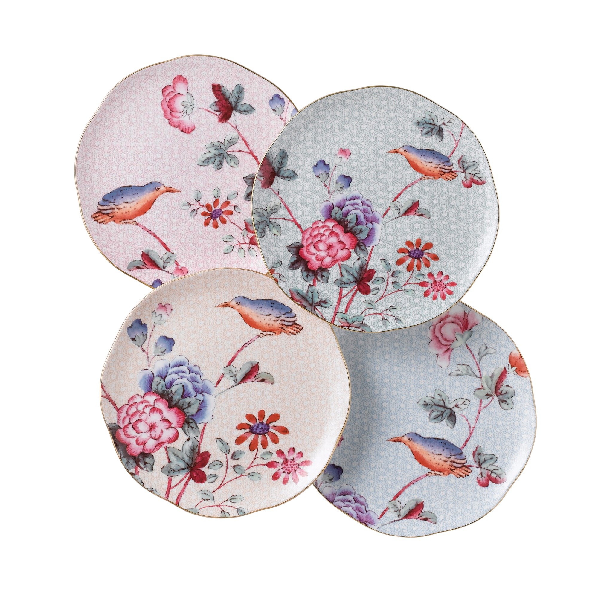 Algopix Similar Product 12 - Wedgwood Cuckoo Set of 4 Tea Plates