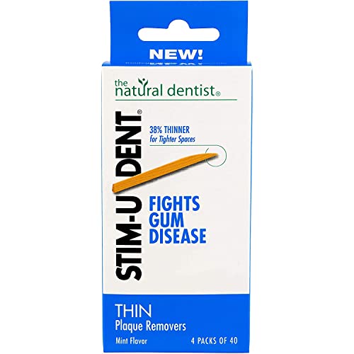 Algopix Similar Product 5 - StimUDent Thin Picks 4 Packets Of 40