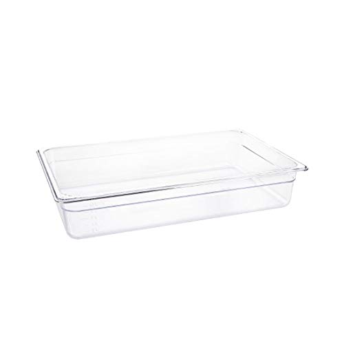 Algopix Similar Product 16 - Food Pan Clear Plastic 4 inch Color