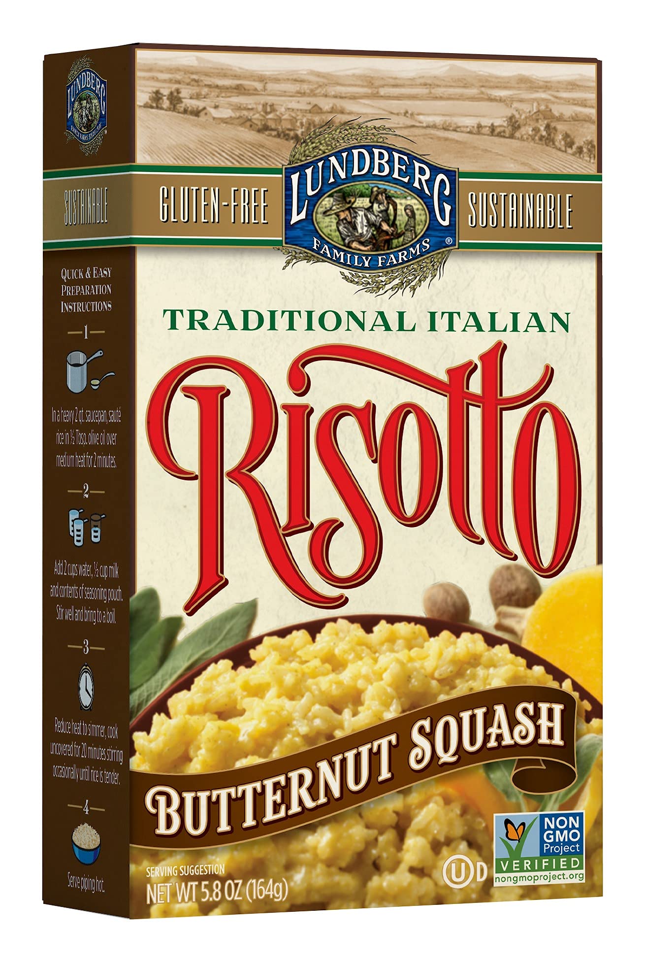 Algopix Similar Product 6 - Lundberg Risotto Butternut Squash