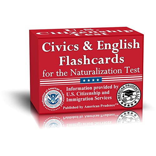 Algopix Similar Product 9 - US Citizenship Test Civics Flash Cards