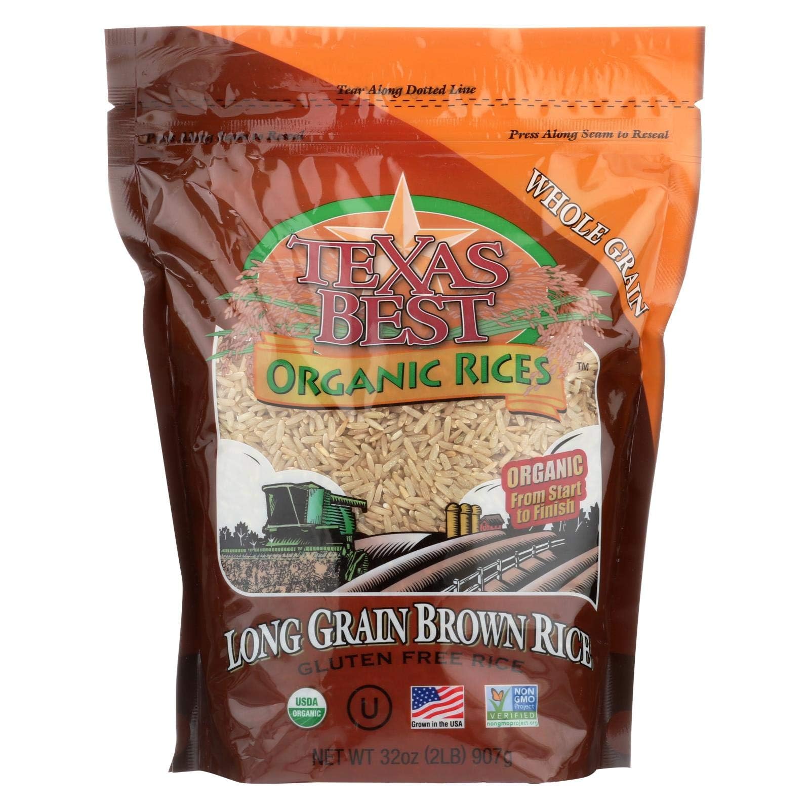 Algopix Similar Product 6 - Long Grain Brown Rice 32 Ounces Case
