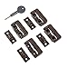 Algopix Similar Product 15 - Yale 8K101 Pivoted Window Lock Brown x 4