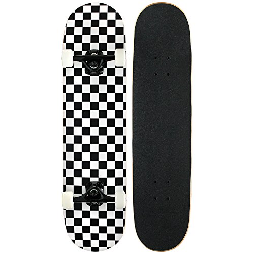 Algopix Similar Product 3 - KPC Pro Skateboard Complete Black and