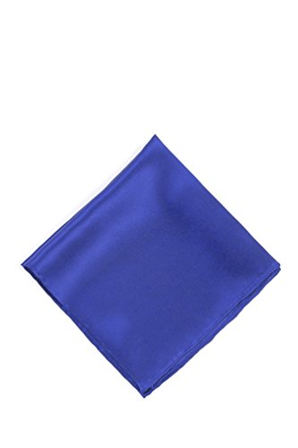 Algopix Similar Product 13 - Blue Silk Pocket Square  Royal Blue