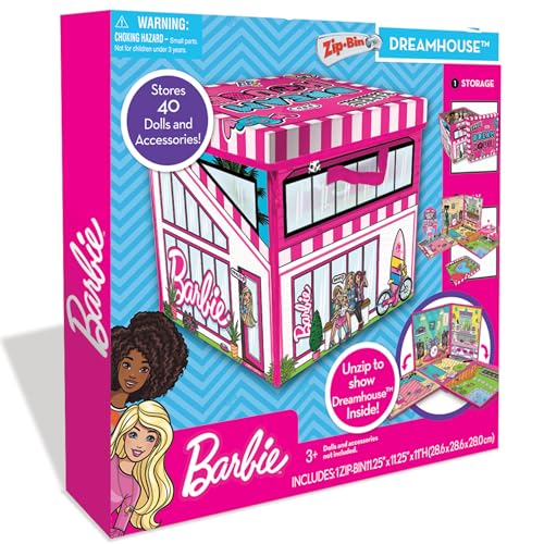 Algopix Similar Product 20 - Barbie ZipBin 40 Doll Dream House Toy