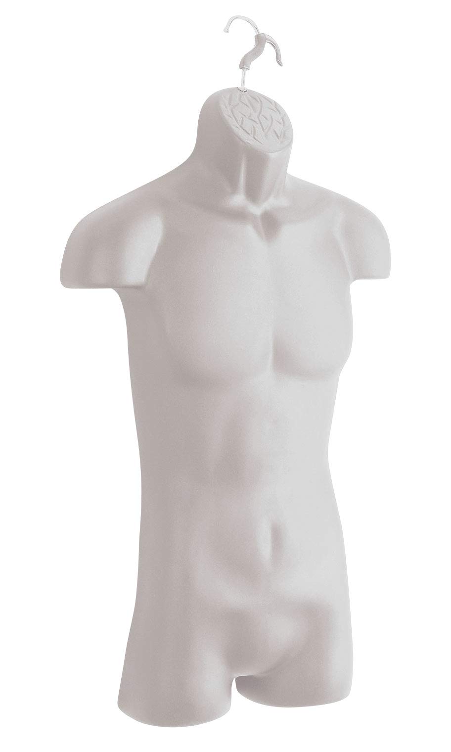 Algopix Similar Product 8 - Male Molded Frosted Torso Form  Fits