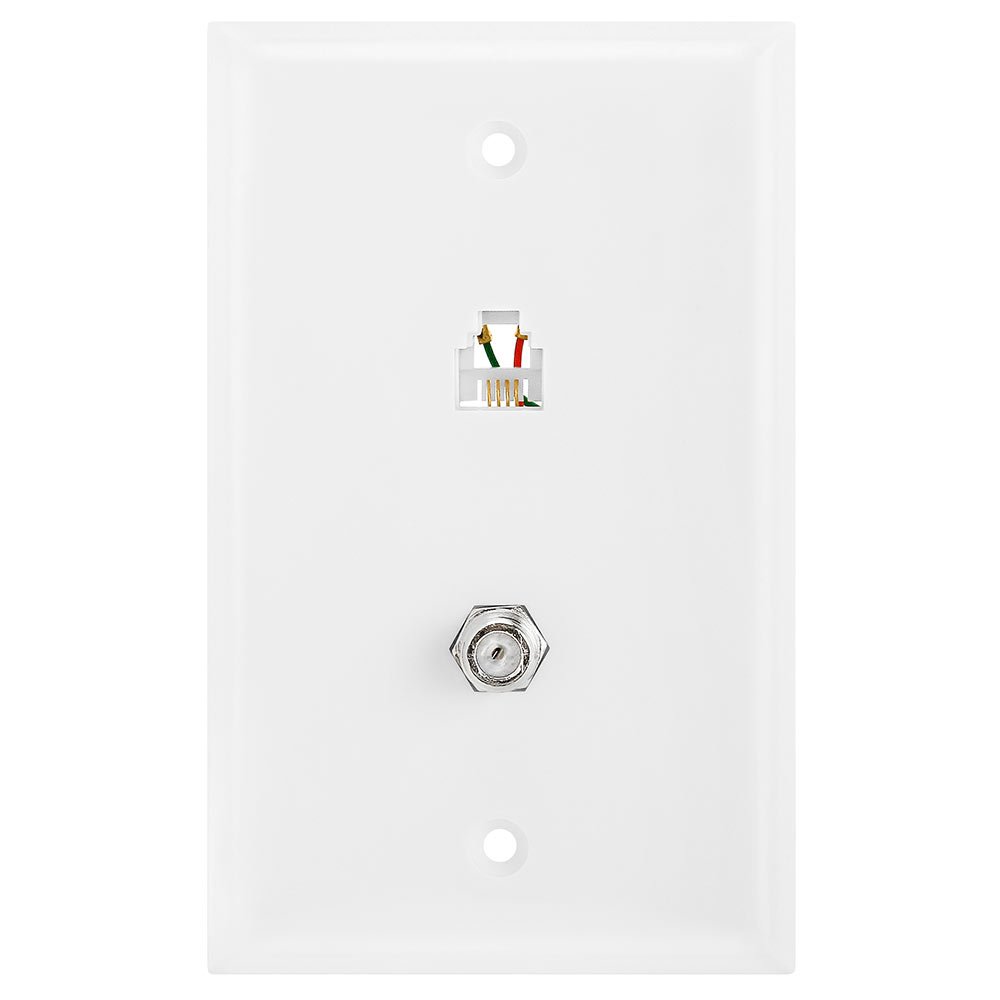 Algopix Similar Product 11 - Cmple  Combo PhoneVideo Jack Plate