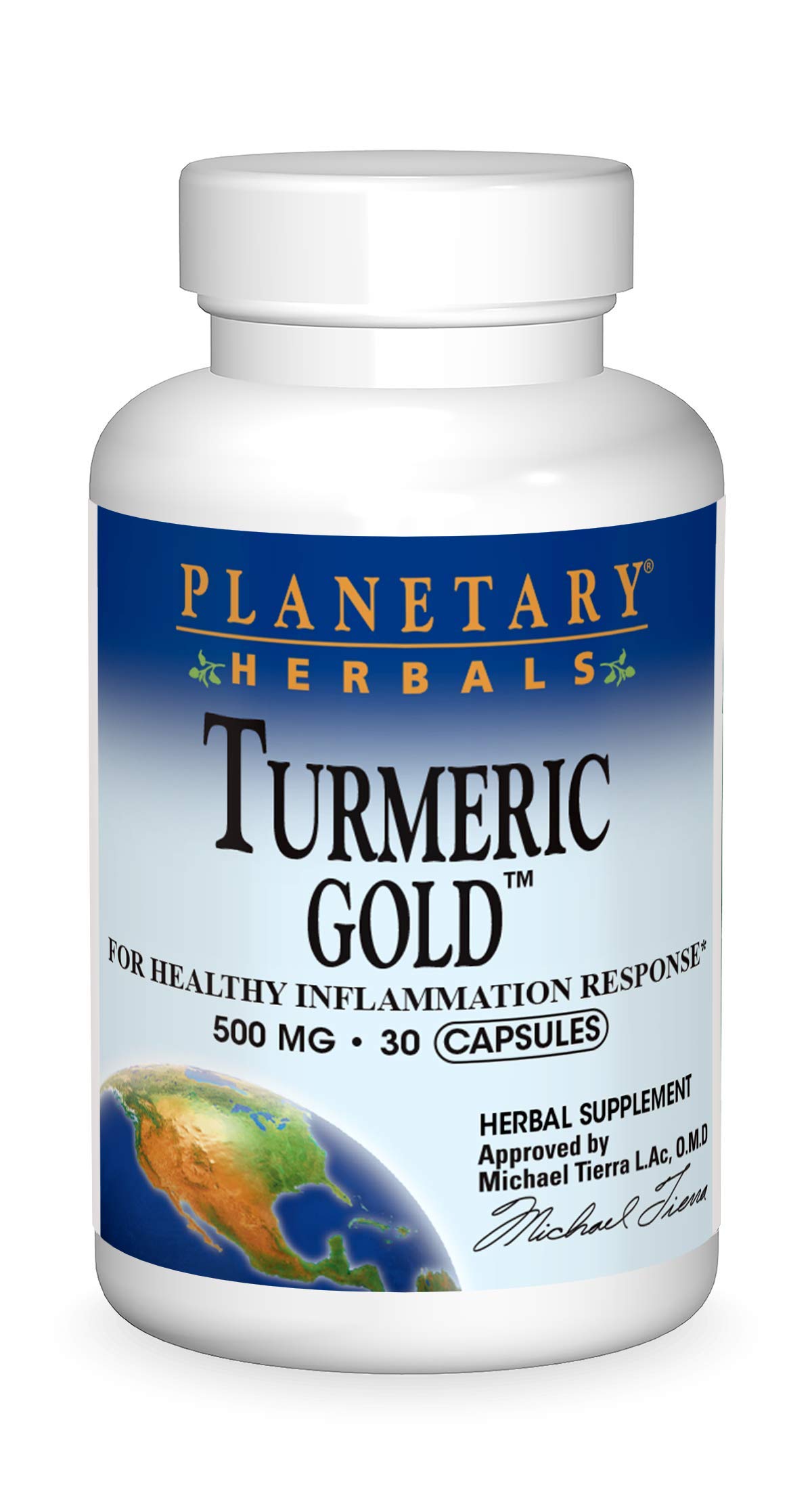 Algopix Similar Product 18 - Planetary Herbals Turmeric Gold 500mg
