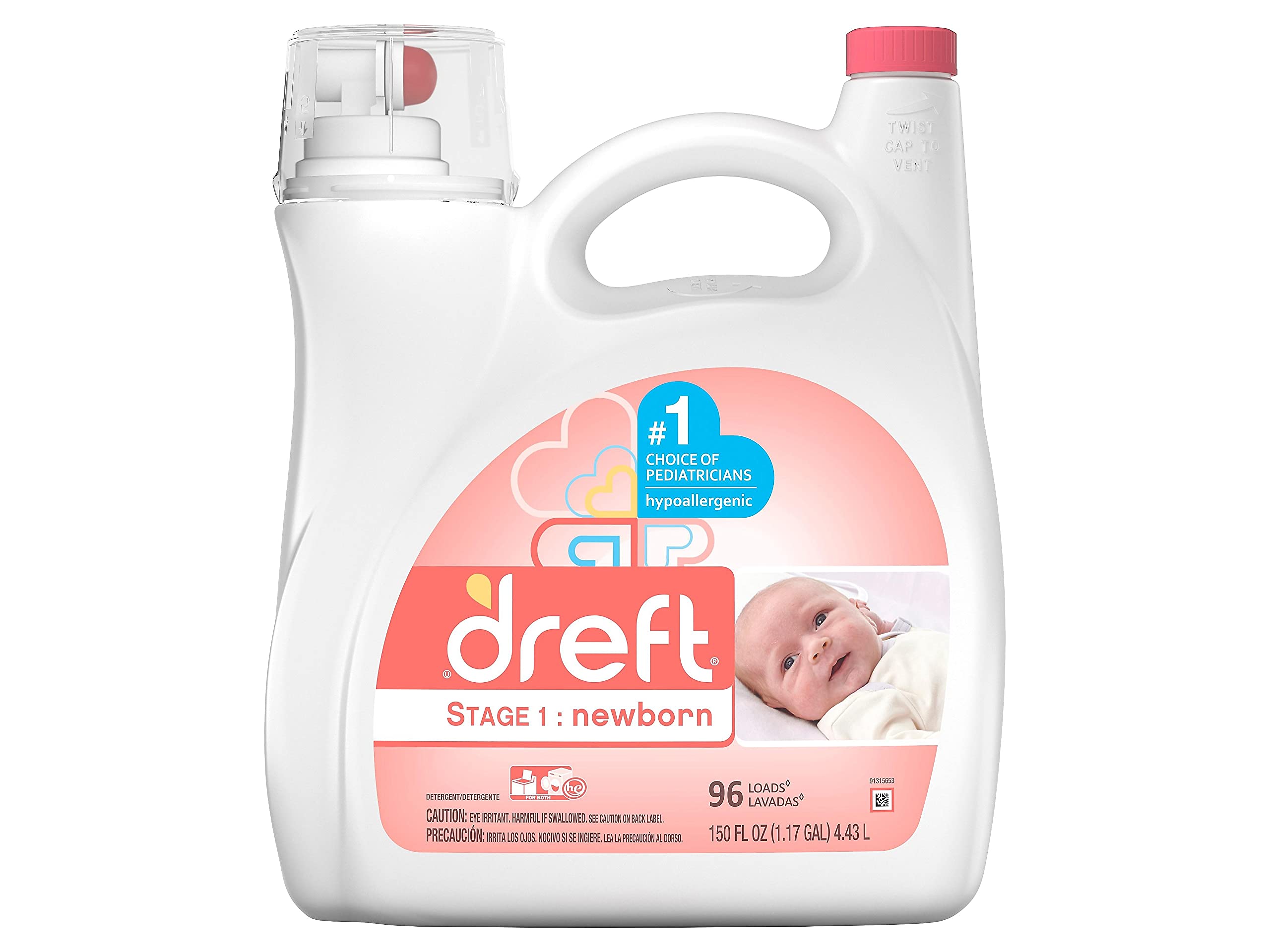 Algopix Similar Product 4 - Dreft Stage 1 Newborn Liquid Laundry