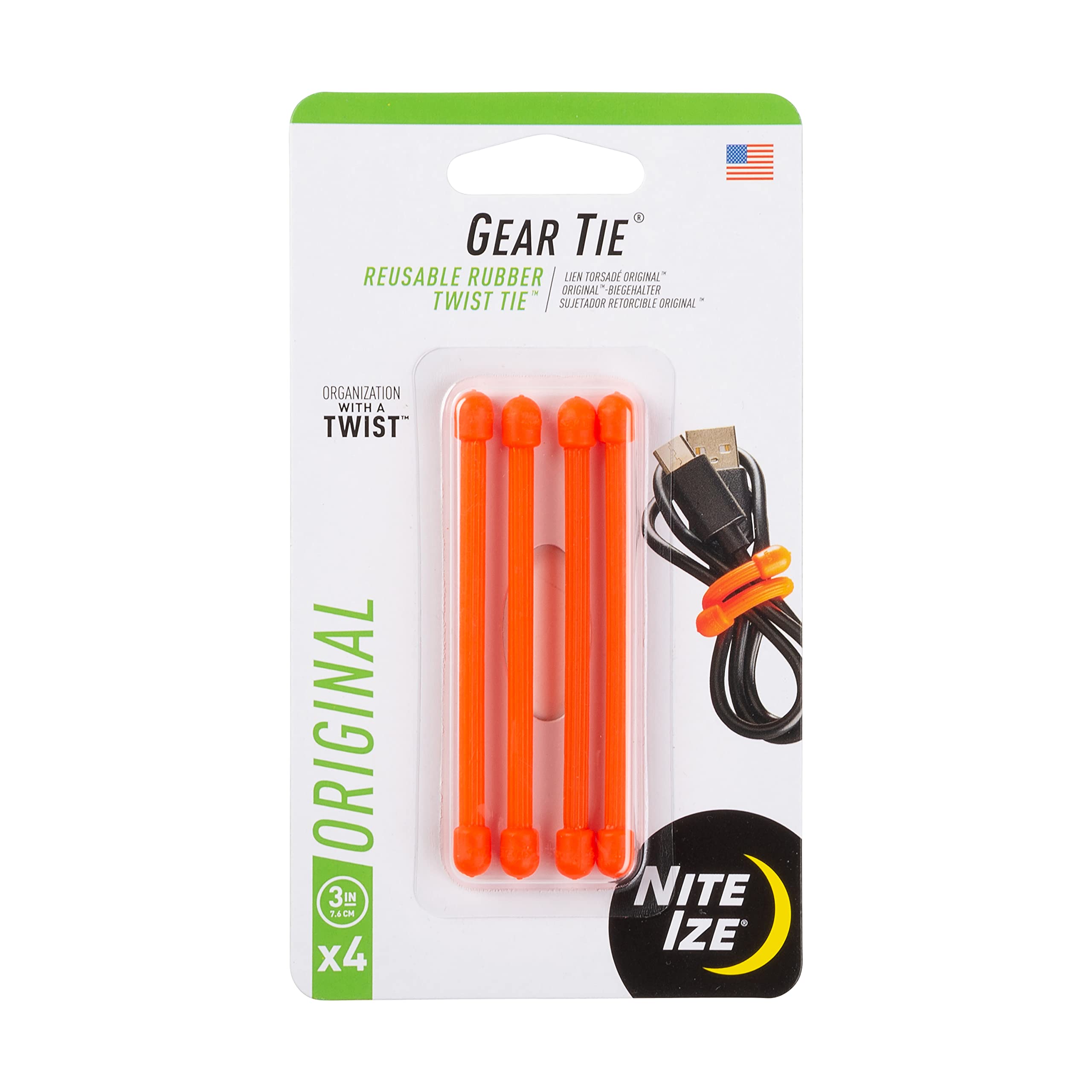 Algopix Similar Product 17 - Nite Ize GT34PK31 Original Gear Tie