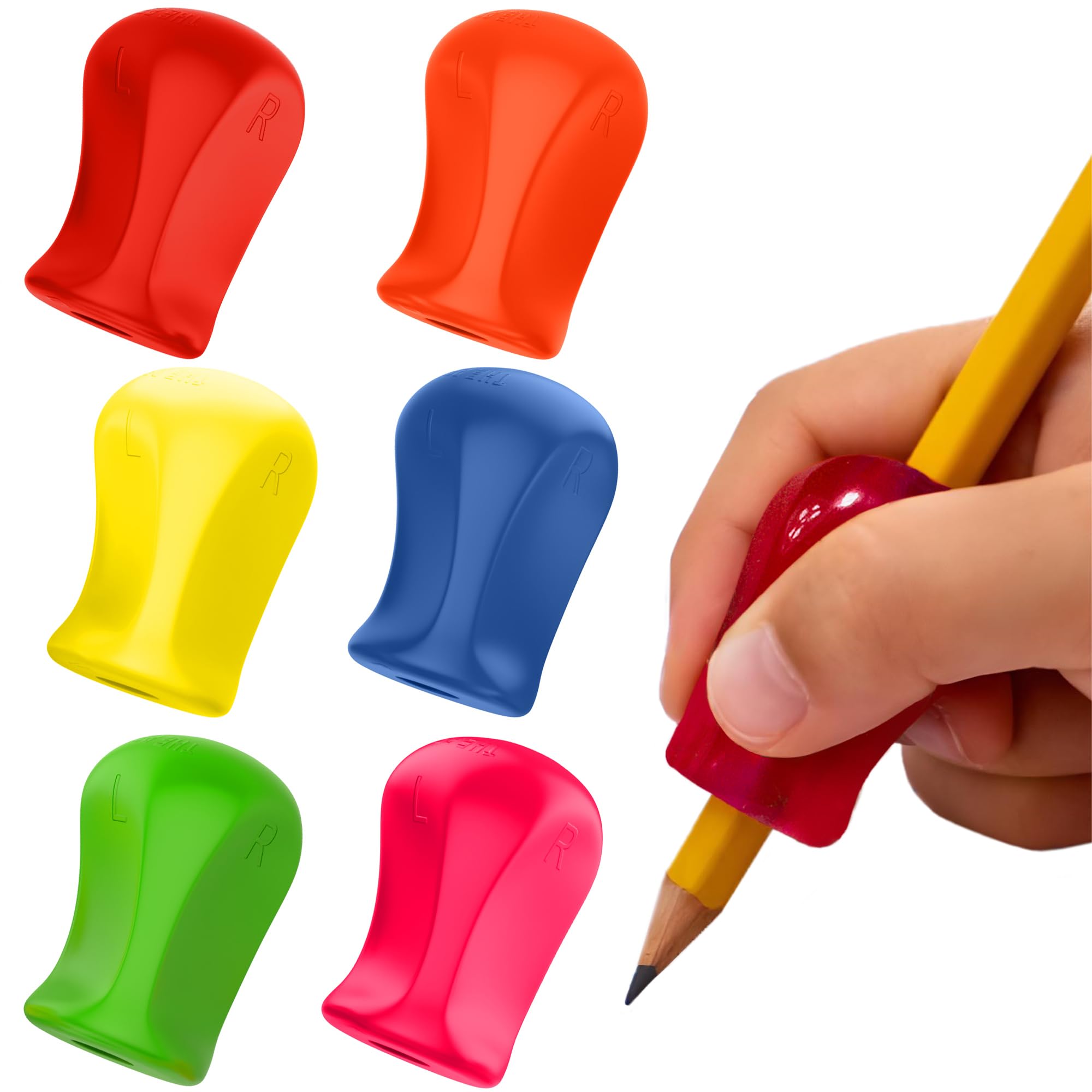 Algopix Similar Product 10 - The Pencil Grip Neon Grippers 6Pack