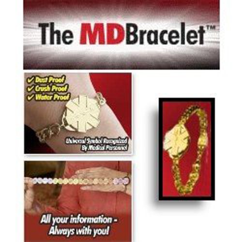 Algopix Similar Product 6 - As Seen on TV MD Bracelet Medical ID