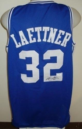 Algopix Similar Product 4 - Christian Laettner Signed Uniform 