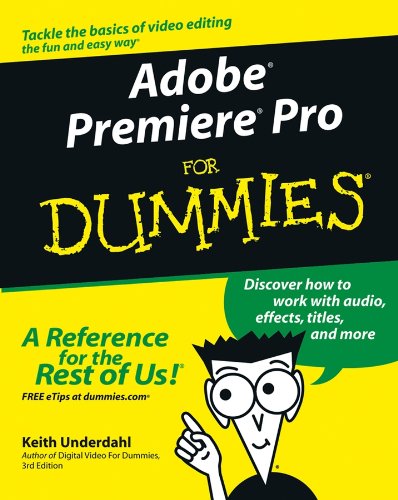 Algopix Similar Product 8 - Adobe Premiere Pro For Dummies For