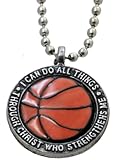 Algopix Similar Product 1 - FORGIVEN JEWELRY Basketball with Orange