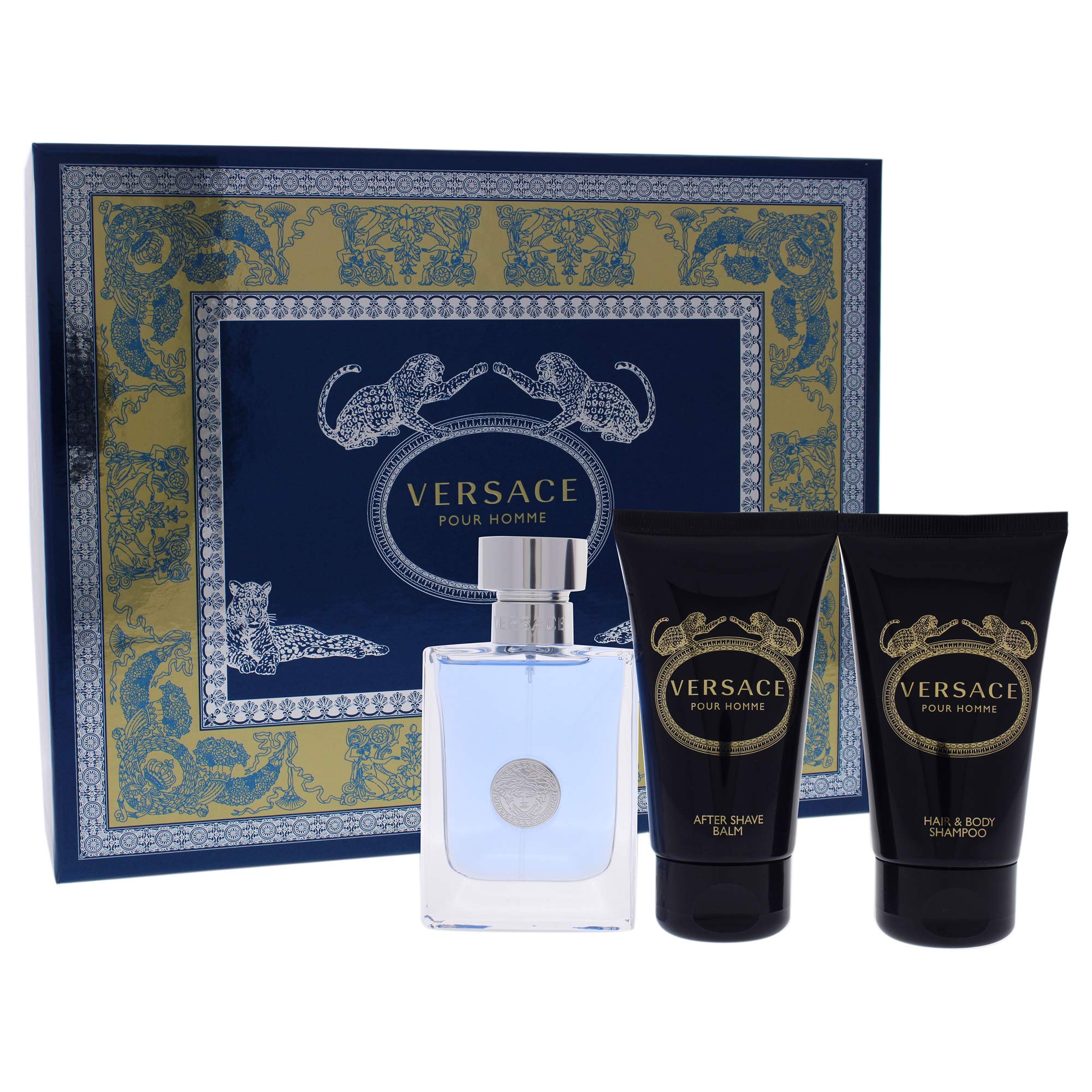 Algopix Similar Product 10 - Versace Pour Homme for Men  3 Pc Gift