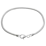 Algopix Similar Product 6 - Queenberry Sterling Silver Snake Cable