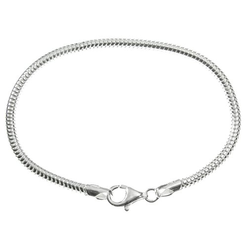 Algopix Similar Product 15 - Queenberry Sterling Silver Snake Cable