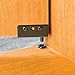 Algopix Similar Product 20 - Black Simplex Concealed Hinges, pair