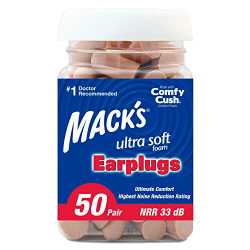 Algopix Similar Product 14 - Macks Ultra Soft Foam Earplugs 50